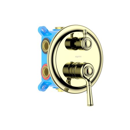 Смеситель для ванны 3 режима (внешняя и скрытая часть) AQUATEK, полир. золото AQ1547PG КЛАССИК, артикул AQ1547PG