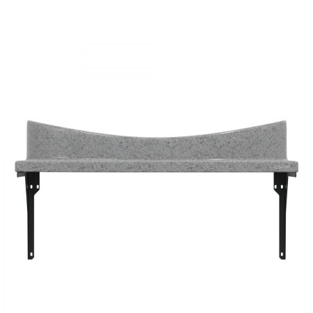 Умывальник на мебель "Вега 70"  ЛИТОЙ МРАМОР, вулканический-серый, артикул 900143