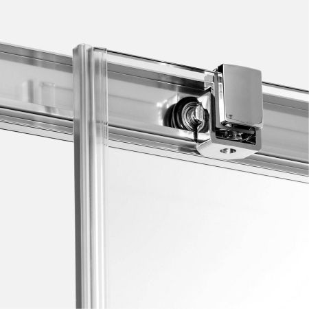 Душевое ограждение NEW TRENDY PRIME 150x80x200 D-0309A/D-0123B (хром), артикул D-0309A/D-0123B