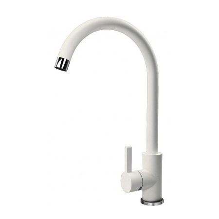 Смеситель для кухни Dr. Gans Соло 319.03H.1123.401, белый, артикул 319.03H.1123.401