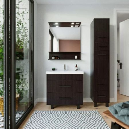 Зеркало Бриклаер ЧИЛИ 80 см, венге, артикул 4627125415067