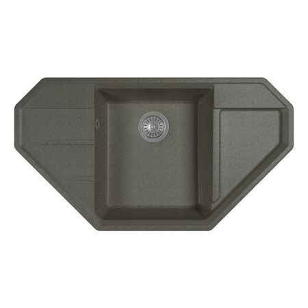 Кухонная мойка Dr. Gans КРОНА 29.040.D0910.407, черный, артикул 29.040.D0910.407