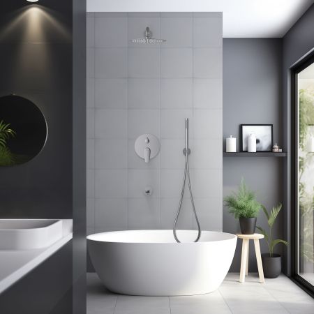 Set 4 в 1 душевой комплект AQUATEK AQ1173CR БЕТТА, артикул AQ1173CR