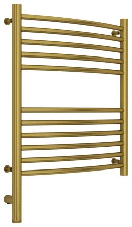 Полотенцесушитель электрический "БОГЕМА 3.0" 600х500 / МЭМ левый (Состаренная латунь)