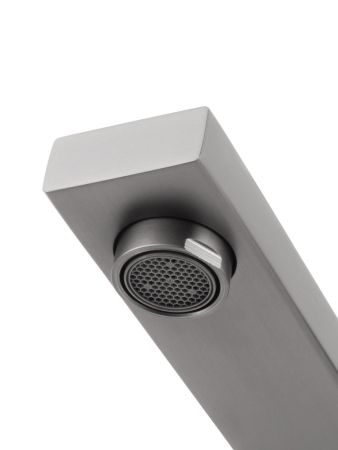 Смеситель для раковины встраиваемый WONZON & WOGHAND, Темный графит (WW-105-BGG)