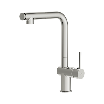 Смеситель для кухни Cersanit FLAVIS однорычажный с выдвижным изливом два режима хром (64843)
