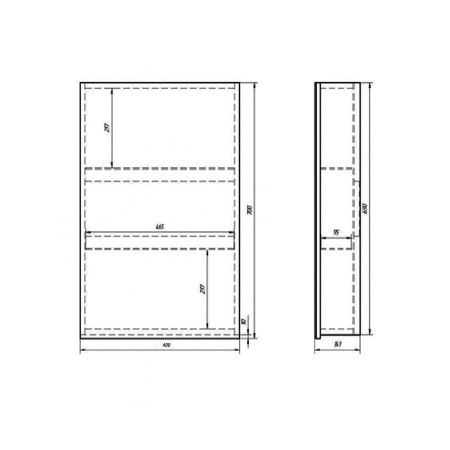 Зеркальный шкаф Vind 40, артикул OW23.10.00
