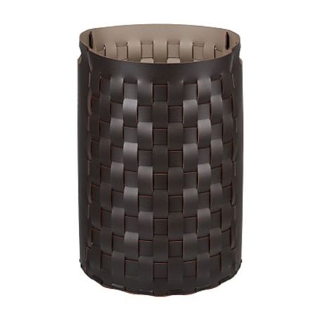 ADJ Круглая корзина для белья Bottega, D40xH57 см., цвет: шоколад/капучино, артикул 1057.06/04