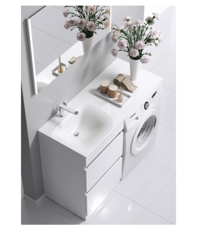 "Forma" тумба под умывальник с ящками, цвет белый, FOR01052, ТМ «AQWELLA», артикул FOR01052