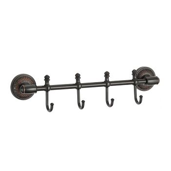 Планка с крючками Savol S-006674H, черный