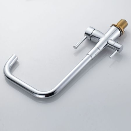 Смеситель для кухни с подключением фильтра Shevanik S528, хром, артикул S528