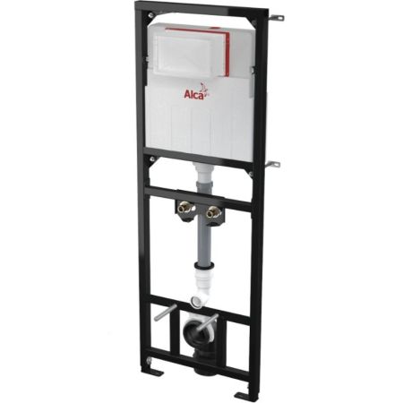 Монтажная рама Alcaplast A108F/1500 для видуара и смесителя Черная, артикул A108F/1500