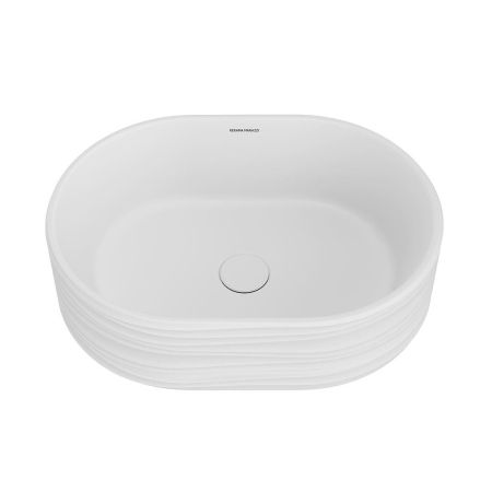 Раковина ARTBASIN Sabbia накладная 50, белая матовая, артикул SA.wb.50\WHT.M