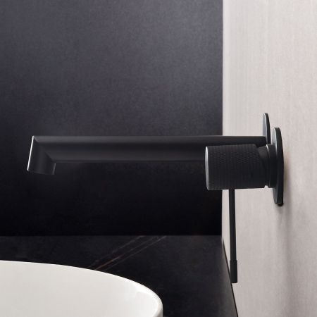 смесители для раковины Vincea Смеситель для раковины Desire VBFW-1D1MB встраиваемый однорычажный, черный ,, артикул VBFW-1D1MB