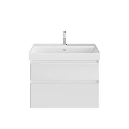 Тумба CUBO подвесная с ящиками 70, белая матовая, артикул CUB.70.2\WHT.M