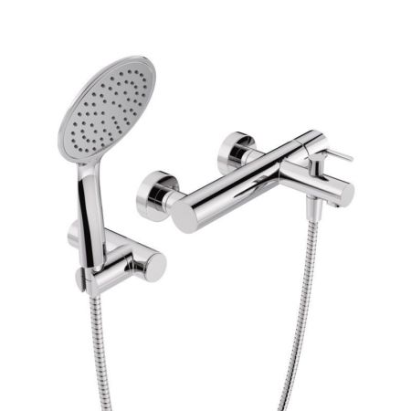 Смеситель для ванны и душа CEZARES LEAF-VD-L, артикул LEAF-VD-L-GM