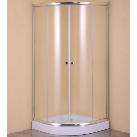 Душевой уголок Agger A01-090MCR 90x90 профиль Хром стекло матовое, артикул A01-090MCR