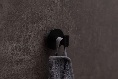 Крючок для полотенец Allen Brau Priority 6.31001-31 черный матовый, артикул 6.31001-31