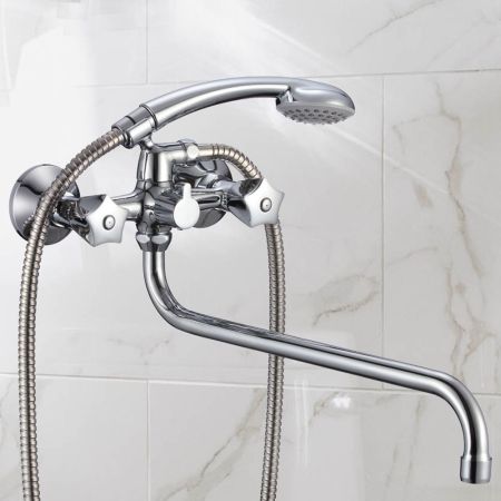 Смеситель для ванны WesnaArt KAMILA KAM16-322-23241, хром