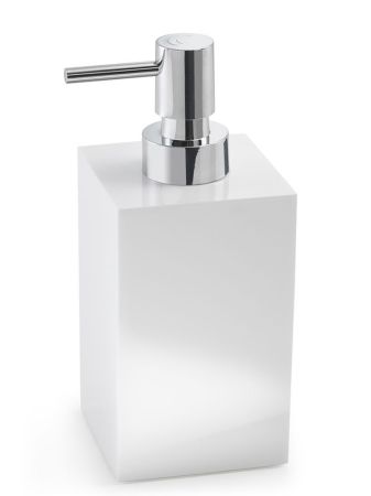 Gedy Sofia, настольный дозатор с пластиковой помпой, белый глянцевый, артикул SF80(02)