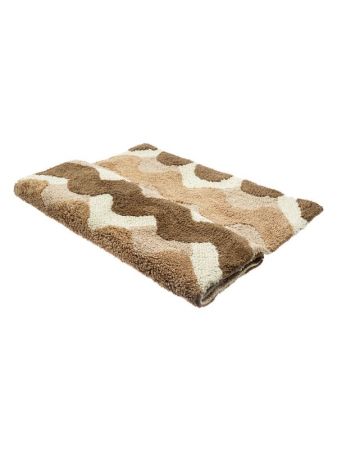 Коврик для ванной "Волны" одинарный, бежевый 60*100cm, артикул 2823-1 100BG