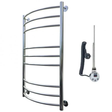 Электрический полотенцесушитель Тругор Приоритет 3 элТЭН 100x50 Хром, артикул Приоритет3/элТЭН10050