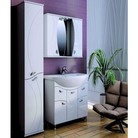 Тумба под раковину Vigo Faina 80 Белая, артикул F-2-800(Балтика)