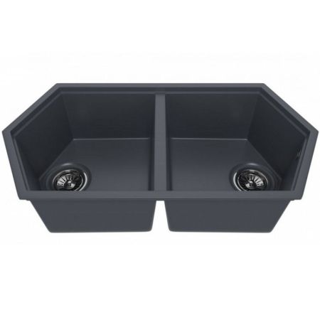 Кухонная мойка KitKraken Gulf Graphite 85 Темно-серая