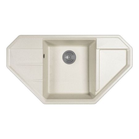 Кухонная мойка Dr. Gans КРОНА 29.040.D0910.401, белый, артикул 29.040.D0910.401