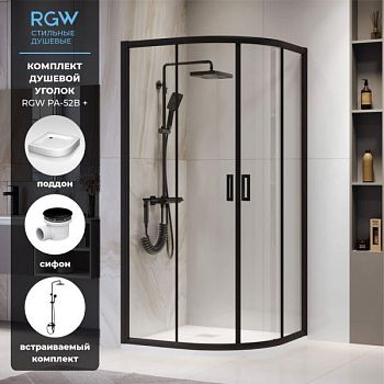 Комплект полукруг: RGW PA-52B + RGW LUX/TN-P + RGW Velplex QYD-06 + RGW SP-24B