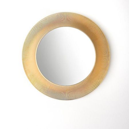 Laufen Kartell Зеркало круглое d=780мм, настенное, без подсветки, цвет: золотой