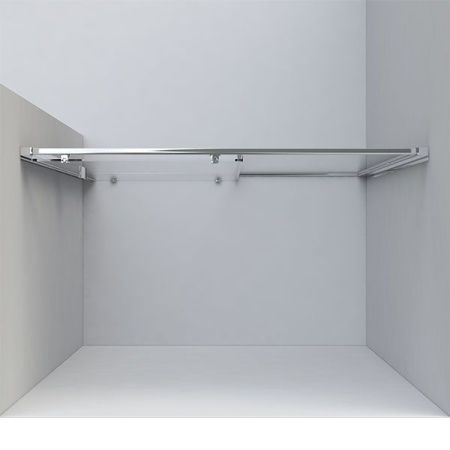 Душевая дверь Vincea Garda VDS-1G150CL 150x190 профиль Хром стекло прозрачное, артикул VDS-1G150CL