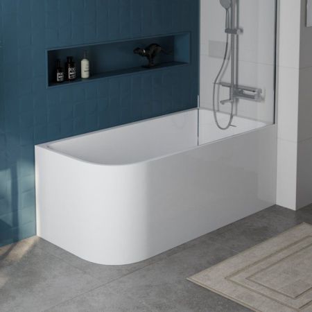 Ванна акриловая угловая BelBagno BB712, артикул BB712-1700-730-R