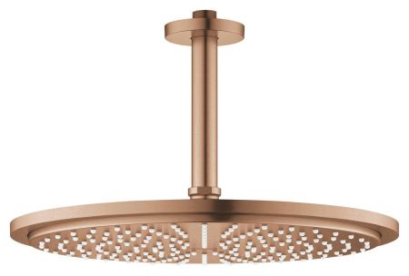Верхний душ GROHE Rainshower с потолочным кронштейном, теплый закат матовый (26067DL0), артикул 26067DL0