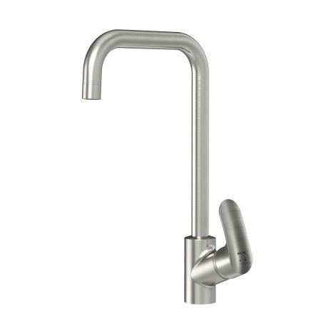 F8006011 Like, смеситель для кухни G-образный излив, сатин, шт., артикул F8006011