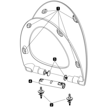 Сиденье для унитаза JACOB DELAFON NOUVELLE VAGUE E20068-00 (микролифт, быстросъемное, дюропласт, бел, шт, артикул E20068-00