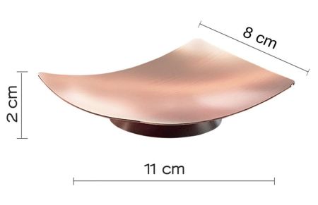 Gedy Elettra, настольная мыльница, цвет медь, артикул EE11(15)