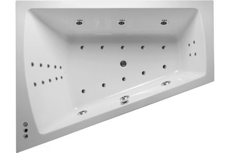 Ванна акриловая левосторонняя Vayer Trinity Гл000008156, 160x120, артикул Гл000008156