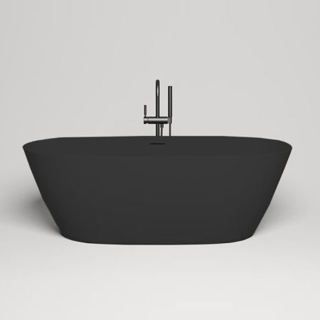 Salini SOFIA Ванна отдельностоящая 1650x750x600мм, донный клапан "Up&Down", сифон,  слив-перелив, мат-л: S-Sense, глянцевый RAL9005, артикул 102511GRF RAL9005