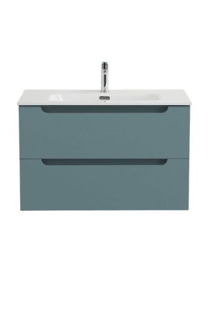 ETNA База под раковину подвесная с двумя выкатными ящиками, с доводчиками, Еловый Матовый, 800x455x500, ETNA-800-2C-SO-VO, артикул ETNA-800-2C-SO-VO