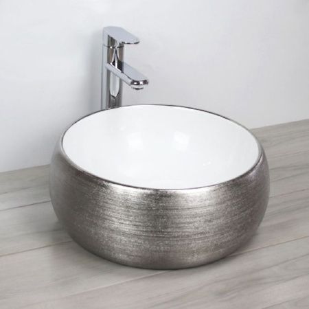 Раковина Melana 40 MLN-A373L Белая, Золото