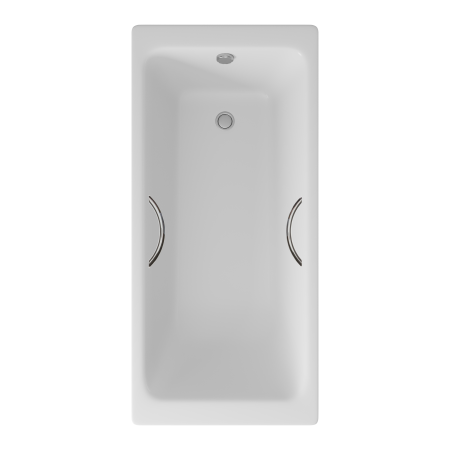 Ванна чугунная Delice Parallel 1800х800, с ручками