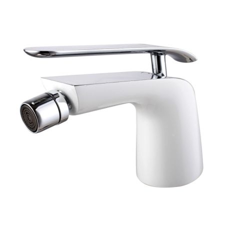 Смеситель для биде Lemark Melange LM4908CW Хром Белый, артикул LM4908CW