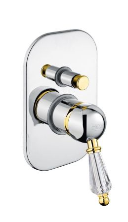 Смеситель для душа Fiore IMPERIAL- SKY  (SWAROVSKI®) 82CO5134, хром/золото, артикул 82CO5134