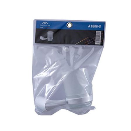 Стакан для ванной комнаты FASHUN A1806-8, белый, артикул A1806-8