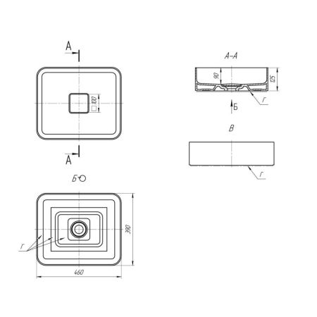 Раковина-чаша Dreja Joy 641945, 45 см, артикул 641945
