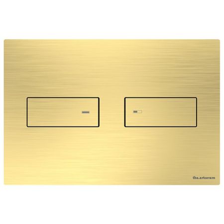 Artceram Смывная клавиша INOX-711, цвет золото брашированное PVD, артикул 711.000.BG