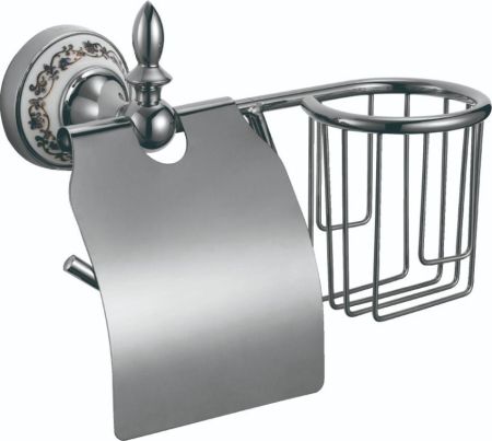 Держатель для туалетной бумаги и освежителя Savol S-L06851A, хром, артикул S-L06851A