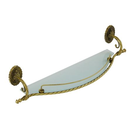 EDERA Полка L65 см, стекло/бронза, артикул 16898