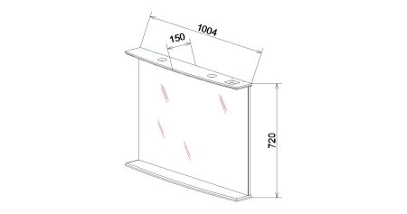 Зеркало Софи 105 NEW, артикул С0002225